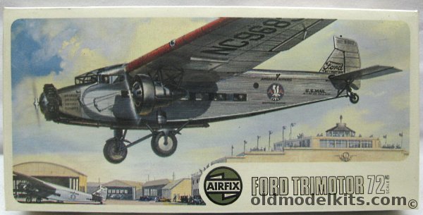 Airfix 1/72 Ford 5-AT Trimotor -  American Airlines - Bagged - (5AT), 04009-9 plastic model kit